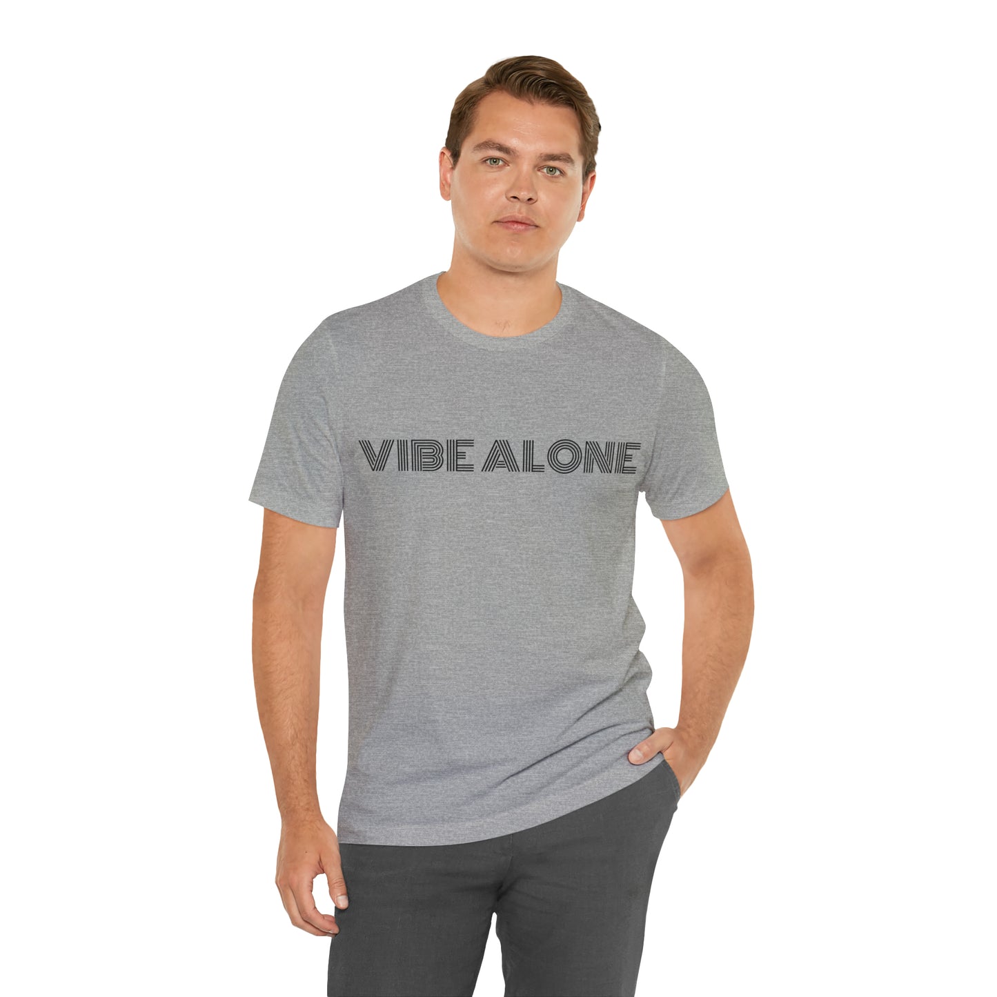 Vibe Alone Unisex Jersey Short Sleeve Tee