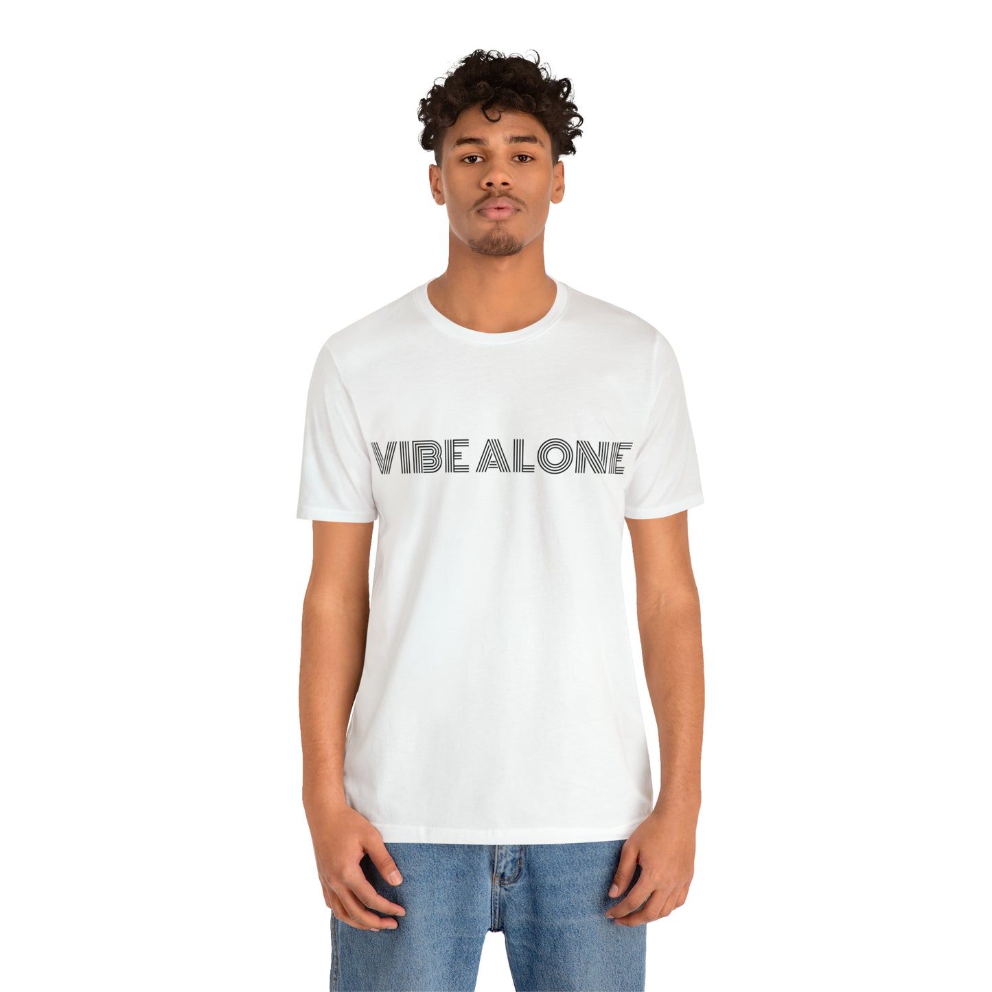 Vibe Alone Unisex Jersey Short Sleeve Tee